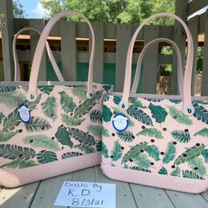 NWT Bogg Bag SET palm print
